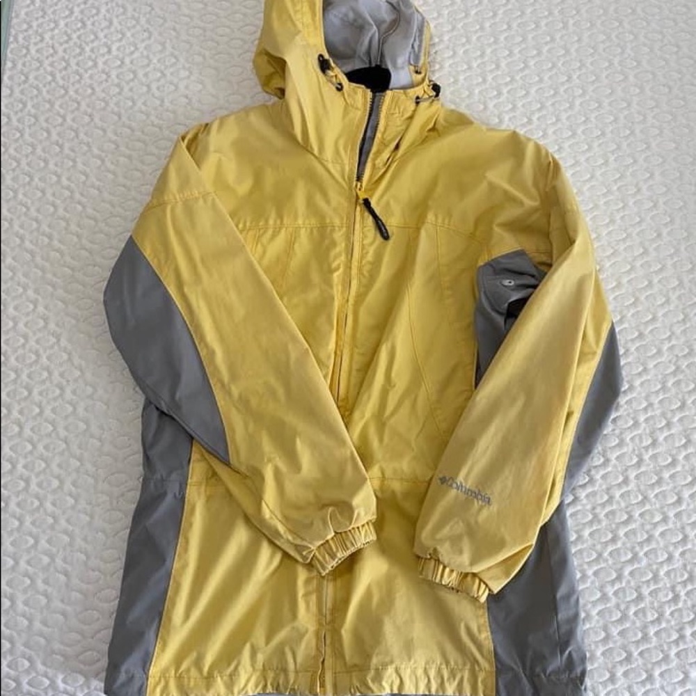 Columbia Women’s yellow rain jacket